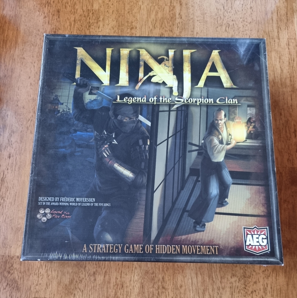 Ninja - Legend of the Scorpion Clan AEG Boardgame New!